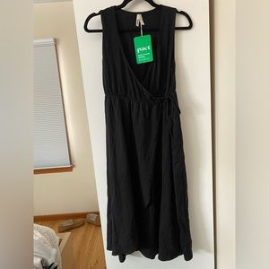 PACT organic maternity wrap dress - New w tags
